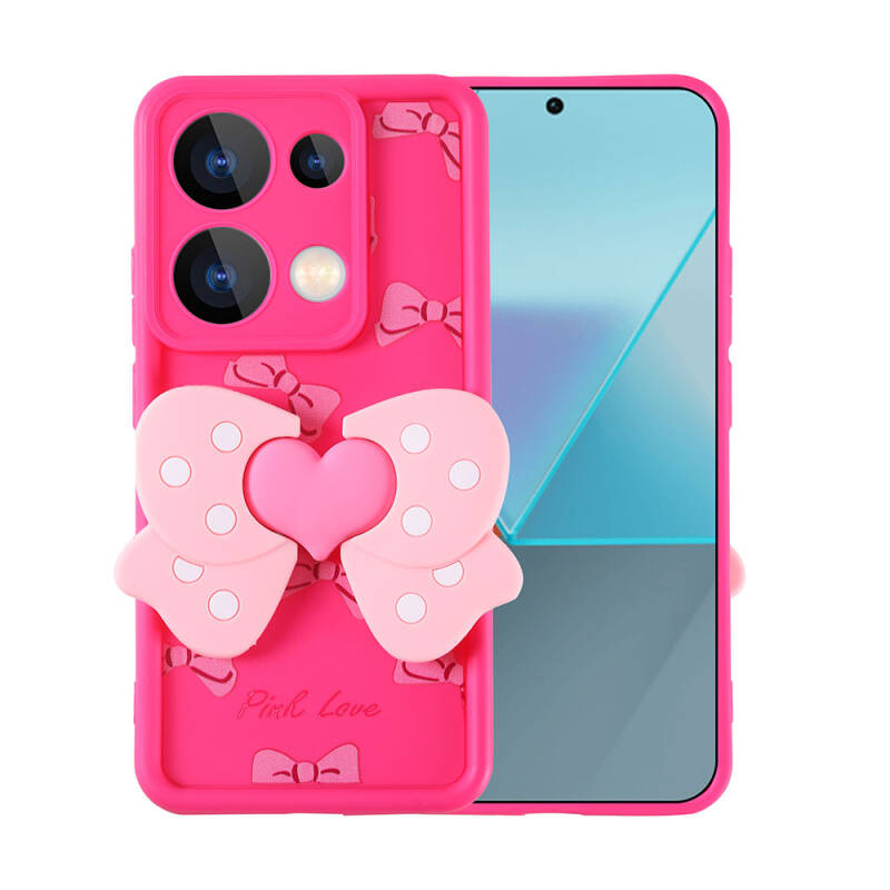 Xiaomi Redmi Note 13 Pro 4G Case Camera Protected Figure Designed Zore Cover - 10