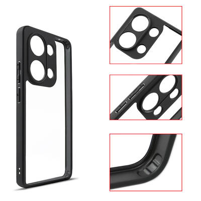 Xiaomi Redmi Note 13 Pro 4G Case Camera Protected Transparent Back Surface Zore New Roll Cover - 11