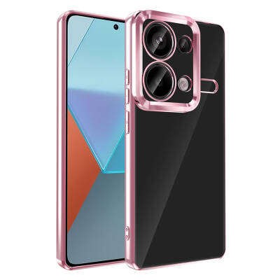 Xiaomi Redmi Note 13 Pro 4G Case Camera Protection Zore Omega Cover Showing Logo - 21