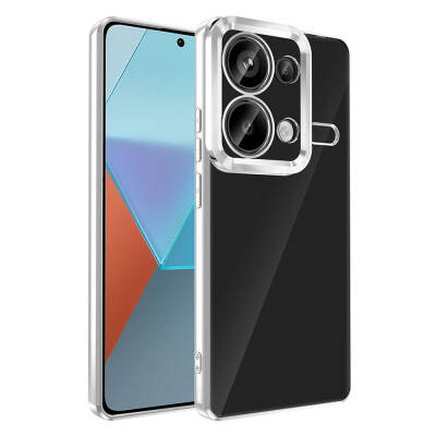 Xiaomi Redmi Note 13 Pro 4G Case Camera Protection Zore Omega Cover Showing Logo - 18