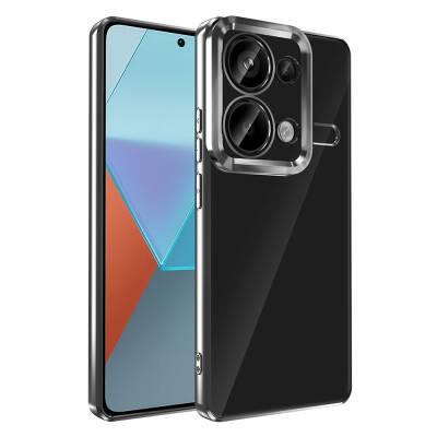 Xiaomi Redmi Note 13 Pro 4G Case Camera Protection Zore Omega Cover Showing Logo - 23