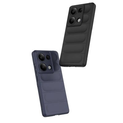 Xiaomi Redmi Note 13 Pro 4G Case Flexible TPU Hollow Back Surface Design Zore Etnik Silicone Cover - 3