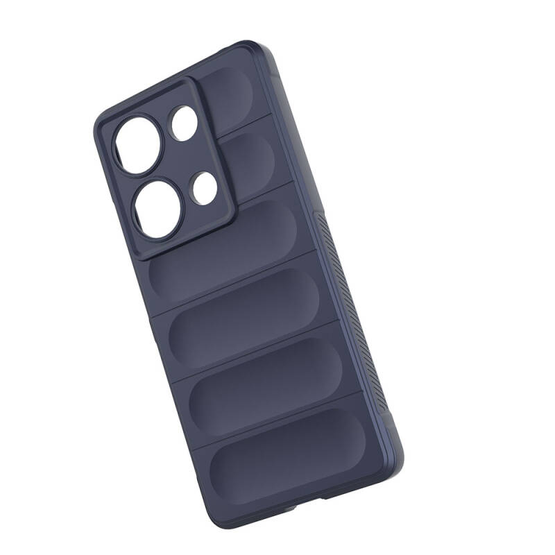Xiaomi Redmi Note 13 Pro 4G Case Flexible TPU Hollow Back Surface Design Zore Etnik Silicone Cover - 37