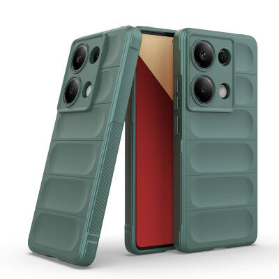 Xiaomi Redmi Note 13 Pro 4G Case Flexible TPU Hollow Back Surface Design Zore Etnik Silicone Cover - 42