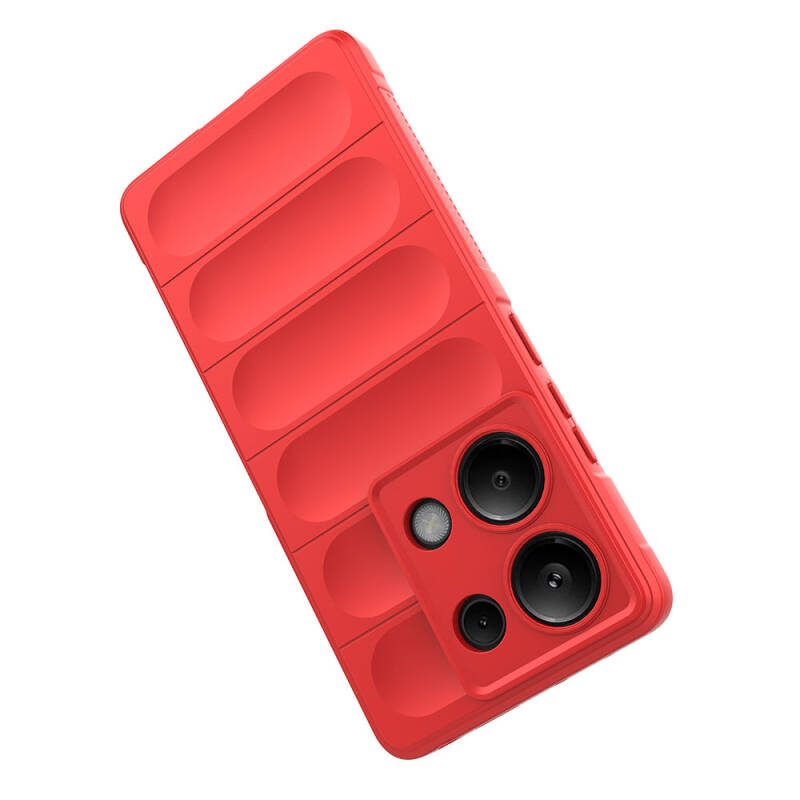 Xiaomi Redmi Note 13 Pro 4G Case Flexible TPU Hollow Back Surface Design Zore Etnik Silicone Cover - 26