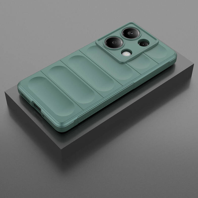 Xiaomi Redmi Note 13 Pro 4G Case Flexible TPU Hollow Back Surface Design Zore Etnik Silicone Cover - 48