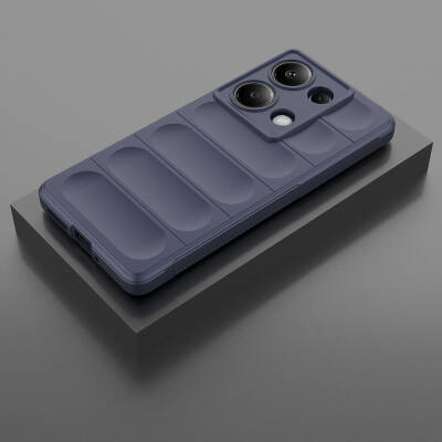 Xiaomi Redmi Note 13 Pro 4G Case Flexible TPU Hollow Back Surface Design Zore Etnik Silicone Cover - 39
