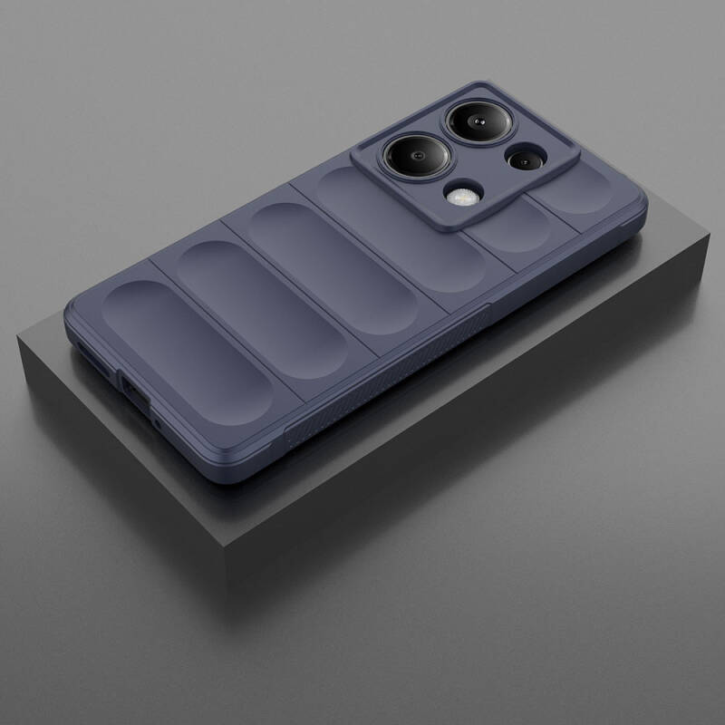 Xiaomi Redmi Note 13 Pro 4G Case Flexible TPU Hollow Back Surface Design Zore Etnik Silicone Cover - 39