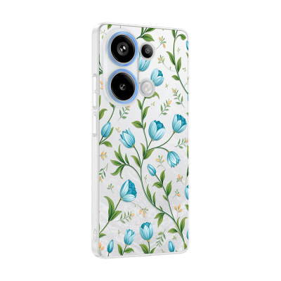 Xiaomi Redmi Note 13 Pro 4G Case with Camera Protector, Patterned Zore Clip Cover - 6
