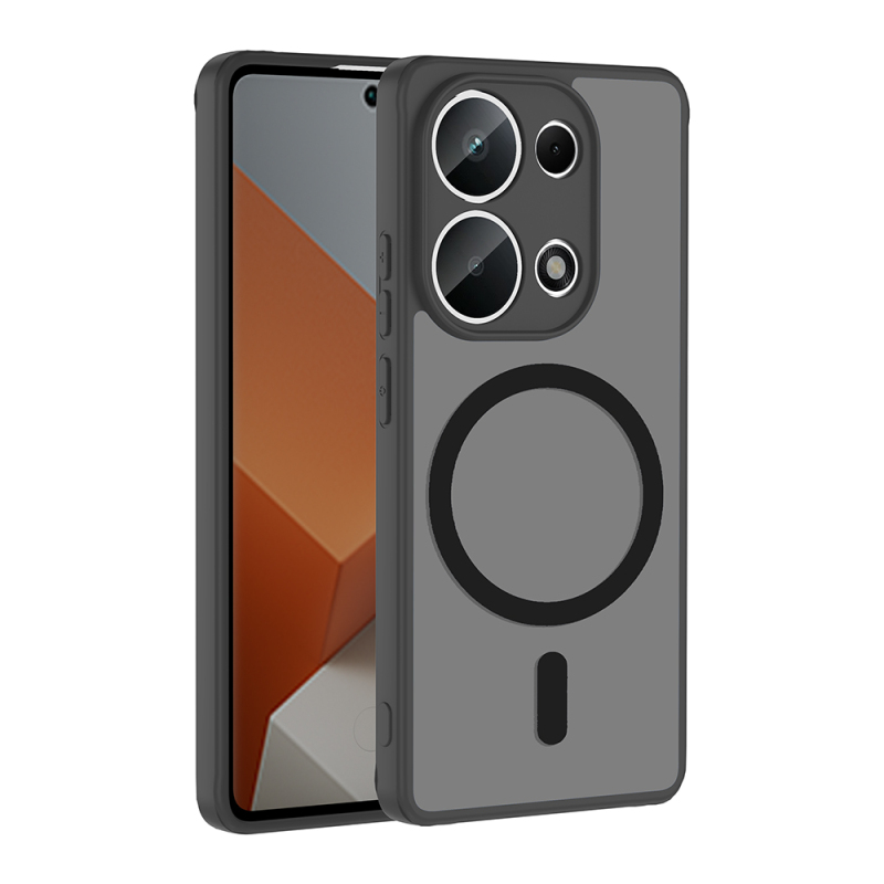 Xiaomi Redmi Note 13 Pro 4G Case with M-safe Charging Feature Zore Babet Cover - 1