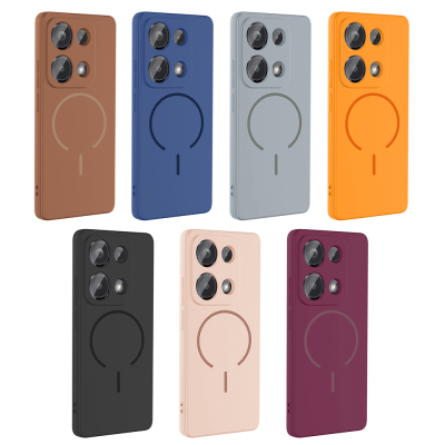 Xiaomi Redmi Note 13 Pro 4G Case Zore Meta Cover with M-safe Charging Feature - 22