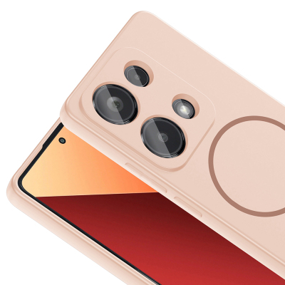 Xiaomi Redmi Note 13 Pro 4G Case Zore Meta Cover with M-safe Charging Feature - 18