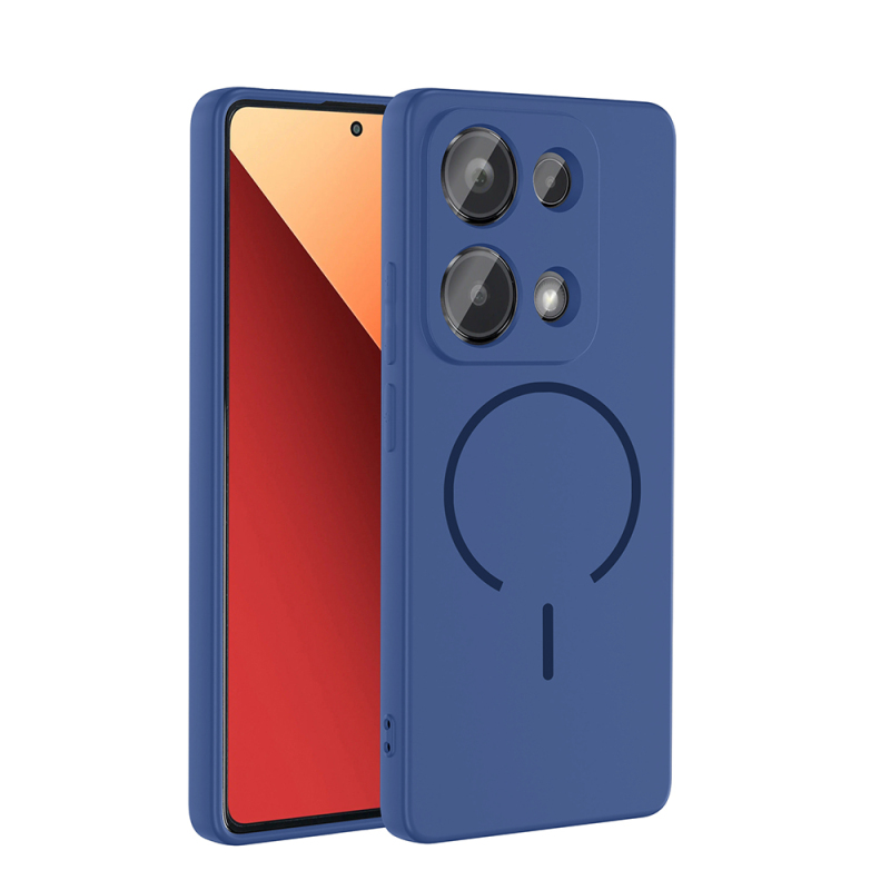 Xiaomi Redmi Note 13 Pro 4G Case Zore Meta Cover with M-safe Charging Feature - 6