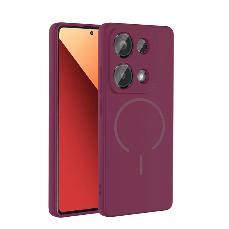 Xiaomi Redmi Note 13 Pro 4G Case Zore Meta Cover with M-safe Charging Feature - 7