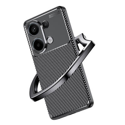 Xiaomi Redmi Note 13 Pro 4G Case Zore Negro Silicone Cover - 8