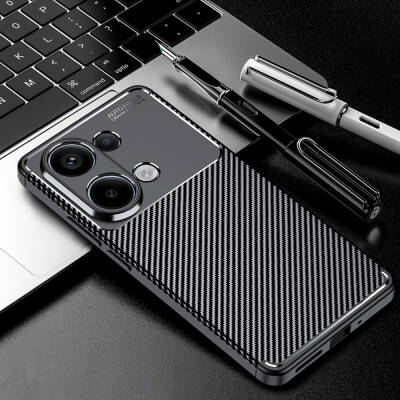 Xiaomi Redmi Note 13 Pro 4G Case Zore Negro Silicone Cover - 10