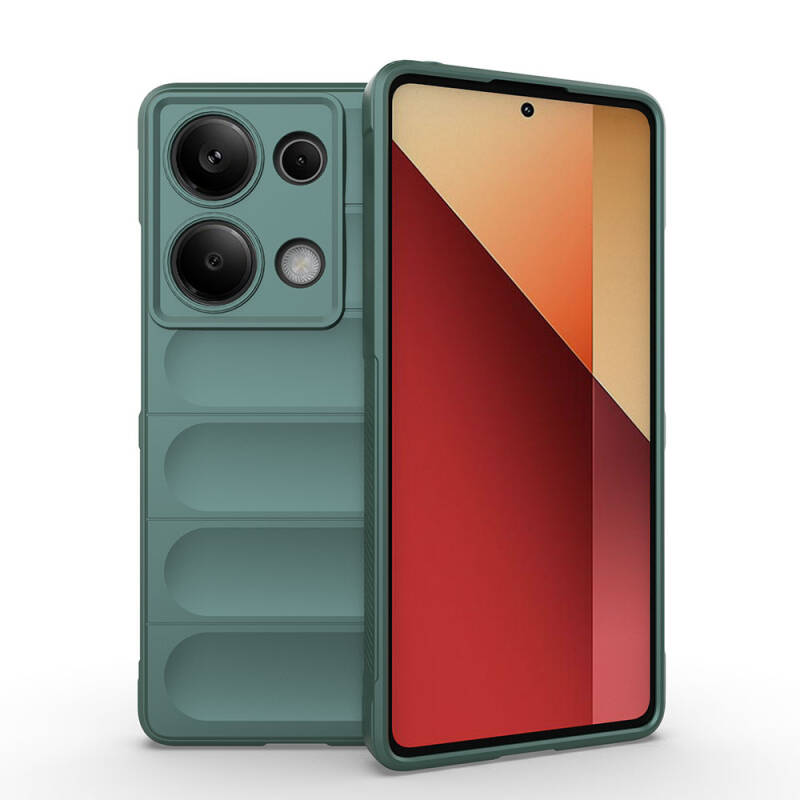 Xiaomi Redmi Note 13 Pro 4G Kılıf Esnek TPU Oyuklu Arka Yüzey Tasarımlı Zore Etnik Silikon Kapak - 40