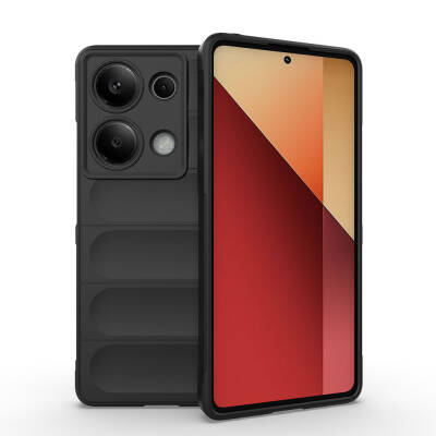 Xiaomi Redmi Note 13 Pro 4G Kılıf Esnek TPU Oyuklu Arka Yüzey Tasarımlı Zore Etnik Silikon Kapak - 4