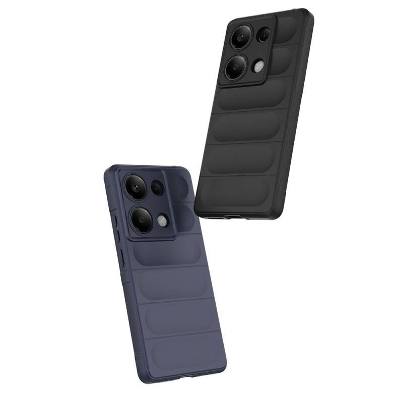 Xiaomi Redmi Note 13 Pro 4G Kılıf Esnek TPU Oyuklu Arka Yüzey Tasarımlı Zore Etnik Silikon Kapak - 3