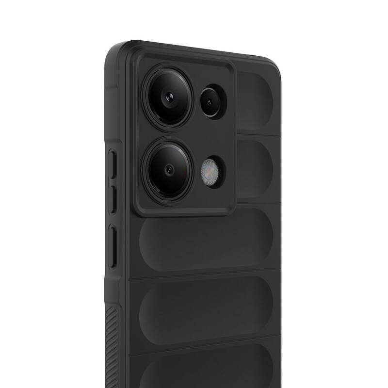 Xiaomi Redmi Note 13 Pro 4G Kılıf Esnek TPU Oyuklu Arka Yüzey Tasarımlı Zore Etnik Silikon Kapak - 7