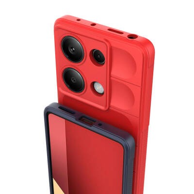 Xiaomi Redmi Note 13 Pro 4G Kılıf Esnek TPU Oyuklu Arka Yüzey Tasarımlı Zore Etnik Silikon Kapak - 21