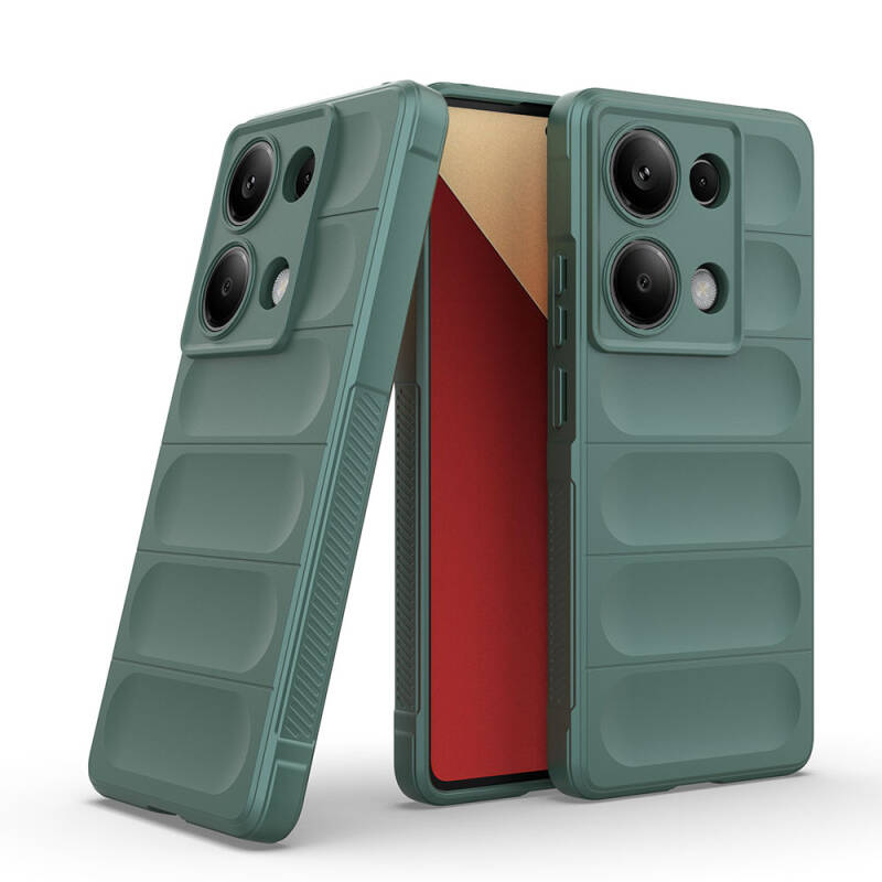 Xiaomi Redmi Note 13 Pro 4G Kılıf Esnek TPU Oyuklu Arka Yüzey Tasarımlı Zore Etnik Silikon Kapak - 42