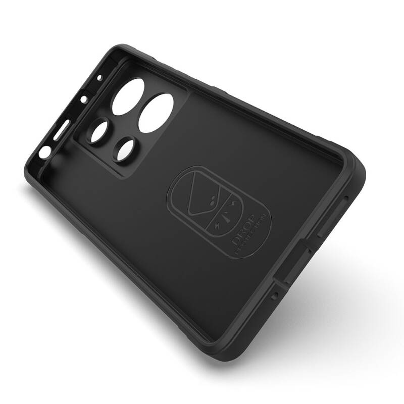 Xiaomi Redmi Note 13 Pro 4G Kılıf Esnek TPU Oyuklu Arka Yüzey Tasarımlı Zore Etnik Silikon Kapak - 14