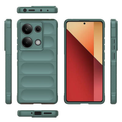 Xiaomi Redmi Note 13 Pro 4G Kılıf Esnek TPU Oyuklu Arka Yüzey Tasarımlı Zore Etnik Silikon Kapak - 41