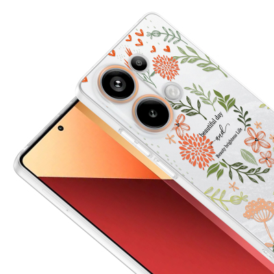 Xiaomi Redmi Note 13 Pro 4G Kılıf Kamera Korumalı Desenli Zore Klip Kapak - 9