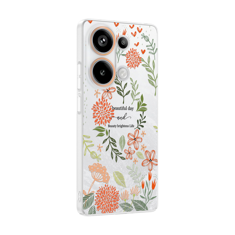 Xiaomi Redmi Note 13 Pro 4G Kılıf Kamera Korumalı Desenli Zore Klip Kapak - 5
