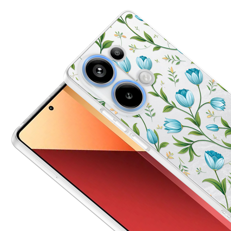 Xiaomi Redmi Note 13 Pro 4G Kılıf Kamera Korumalı Desenli Zore Klip Kapak - 10