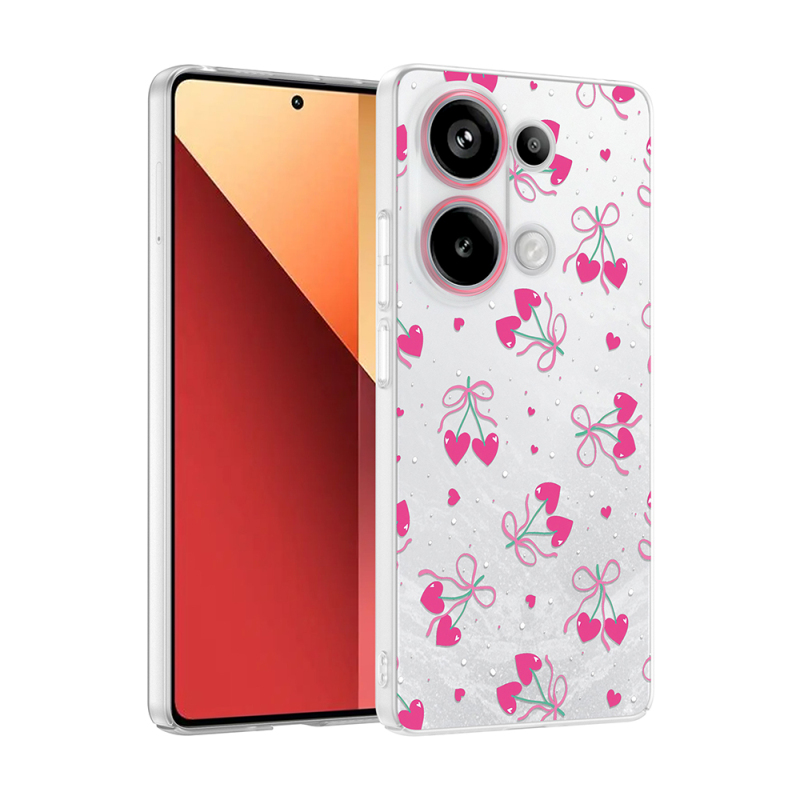 Xiaomi Redmi Note 13 Pro 4G Kılıf Kamera Korumalı Desenli Zore Klip Kapak - 4