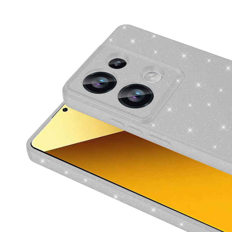 Xiaomi Redmi Note 13 Pro 4G Kılıf Kamera Korumalı Simli Lüks Zore Koton Kapak - 25