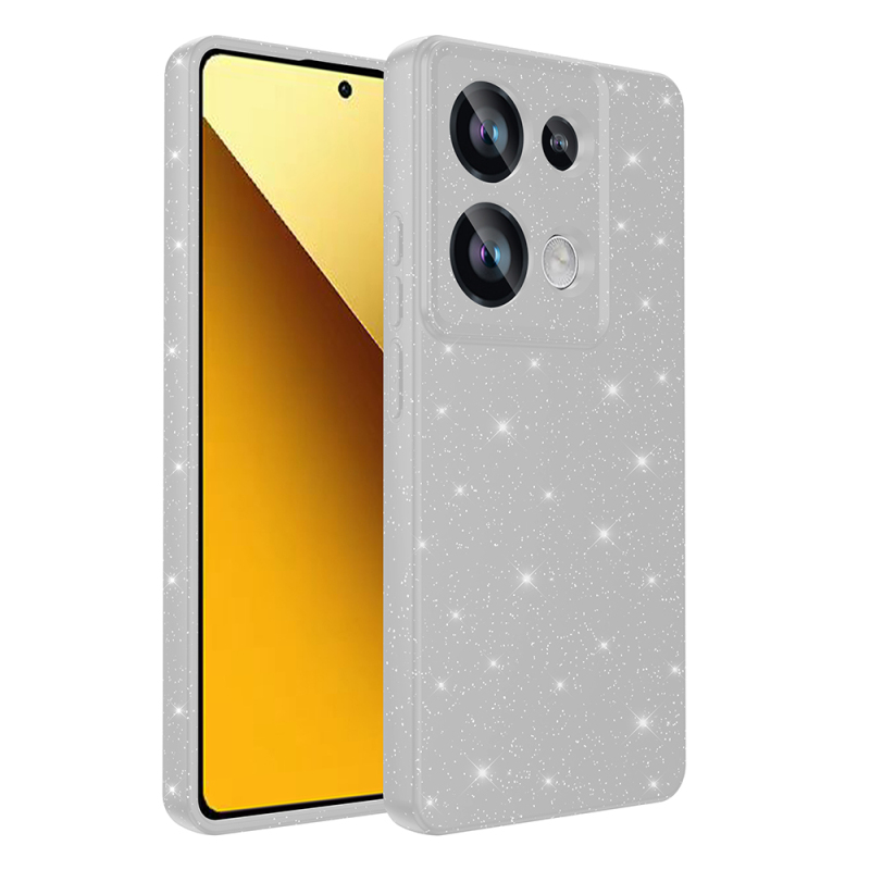 Xiaomi Redmi Note 13 Pro 4G Kılıf Kamera Korumalı Simli Lüks Zore Koton Kapak - 9