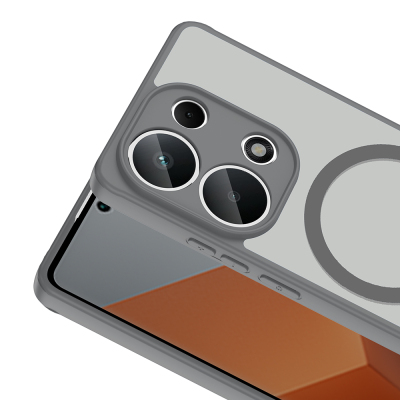 Xiaomi Redmi Note 13 Pro 4G Kılıf M-safe Şarj Özellikli Zore Babet Kapak - 12