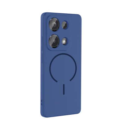 Xiaomi Redmi Note 13 Pro 4G Kılıf M-safe Şarj Özellikli Zore Meta Kapak - 9