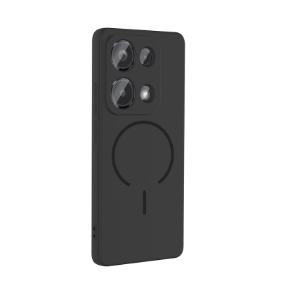 Xiaomi Redmi Note 13 Pro 4G Kılıf M-safe Şarj Özellikli Zore Meta Kapak - 15