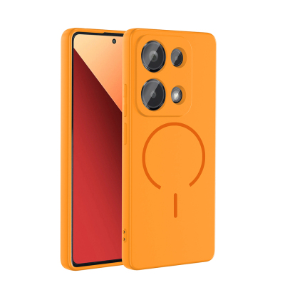 Xiaomi Redmi Note 13 Pro 4G Kılıf M-safe Şarj Özellikli Zore Meta Kapak - 8