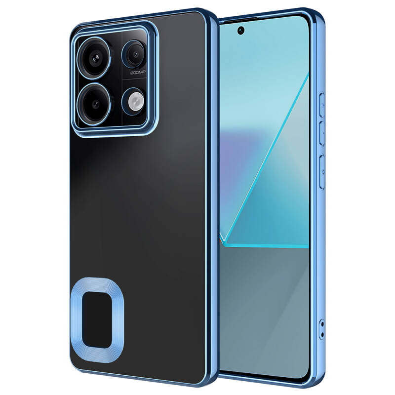 Xiaomi Redmi Note 13 Pro 5G Case Camera Protection Zore Omega Cover Showing Logo - 1