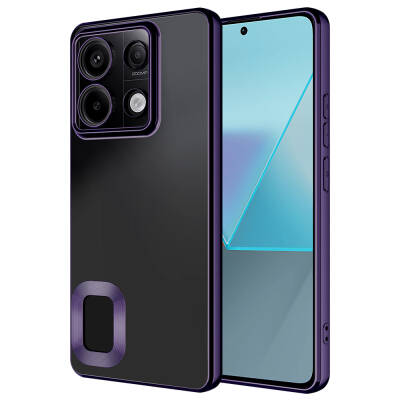 Xiaomi Redmi Note 13 Pro 5G Case Camera Protection Zore Omega Cover Showing Logo - 18