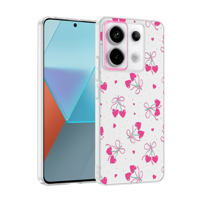 Xiaomi Redmi Note 13 Pro 5G Case with Camera Protector, Patterned Zore Clip Cover - 3