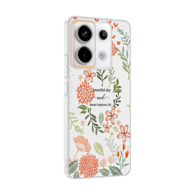 Xiaomi Redmi Note 13 Pro 5G Case with Camera Protector, Patterned Zore Clip Cover - 8