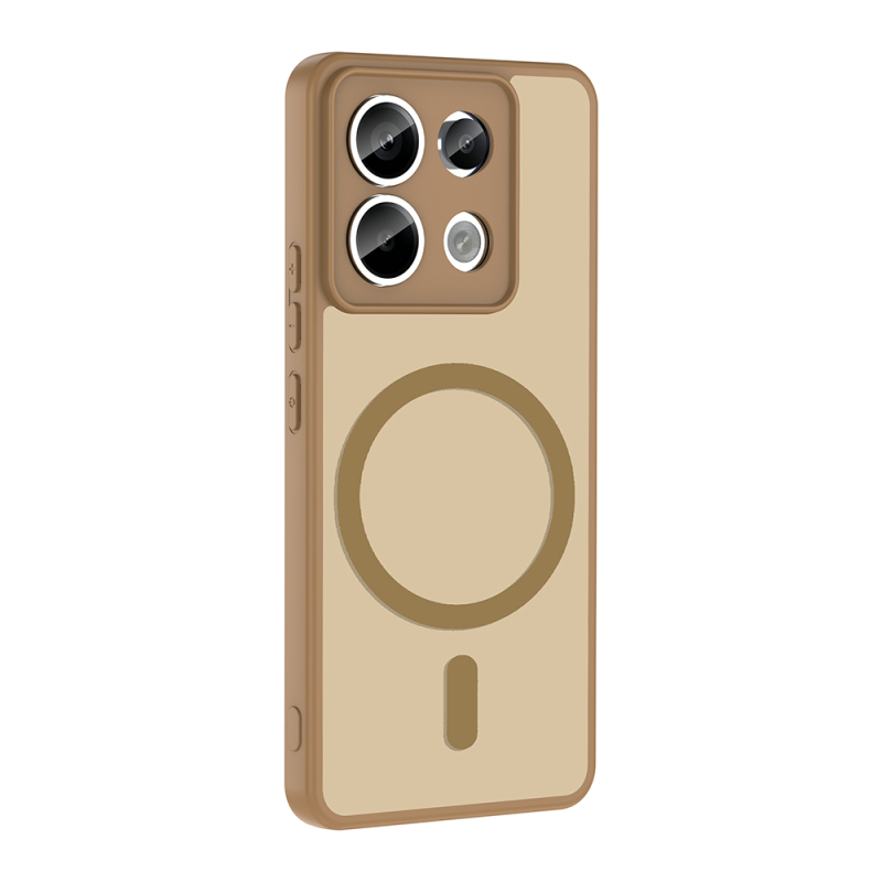 Xiaomi Redmi Note 13 Pro 5G Case with M-safe Charging Feature Zore Flat Cover - 7