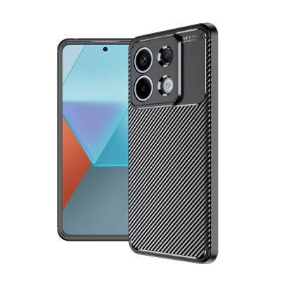 Xiaomi Redmi Note 13 Pro 5G Case Zore Negro Silicone Cover - 1