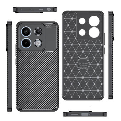 Xiaomi Redmi Note 13 Pro 5G Case Zore Negro Silicone Cover - 2