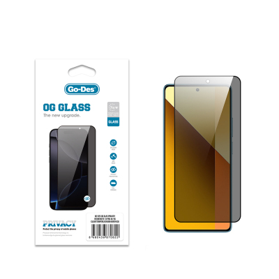 Xiaomi Redmi Note 13 Pro 5G Go Des OG Glass Privacy Antistatic Tempered Glass Screen Protector - 2