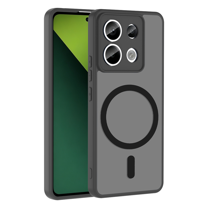 Xiaomi Redmi Note 13 Pro 5G Kılıf M-safe Şarj Özellikli Zore Babet Kapak - 4