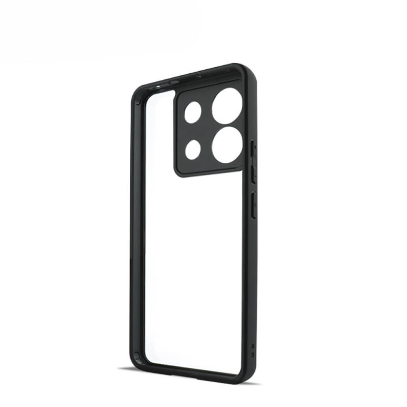 Xiaomi Redmi Note 13 Pro Case Camera Protected Transparent Back Surface Zore New Roll Cover - 4