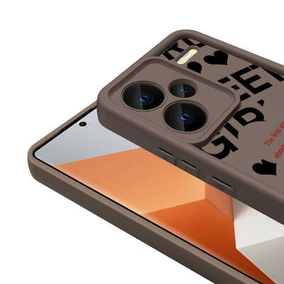 Xiaomi Redmi Note 13 Pro Plus 5G Case Camera Protected Printed Back Surface Zore Klas Cover - 6