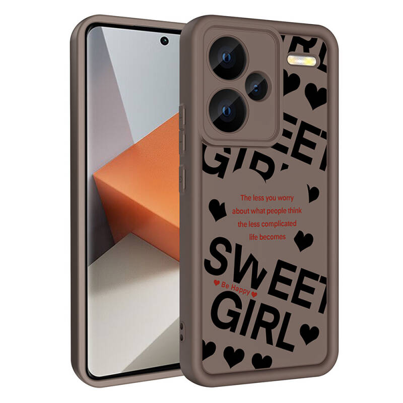 Xiaomi Redmi Note 13 Pro Plus 5G Case Camera Protected Printed Back Surface Zore Klas Cover - 2